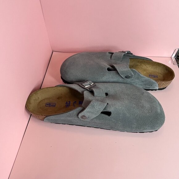 BIRKENSTOCK BOSTON SOFT FOOTBED SUEDE (10)